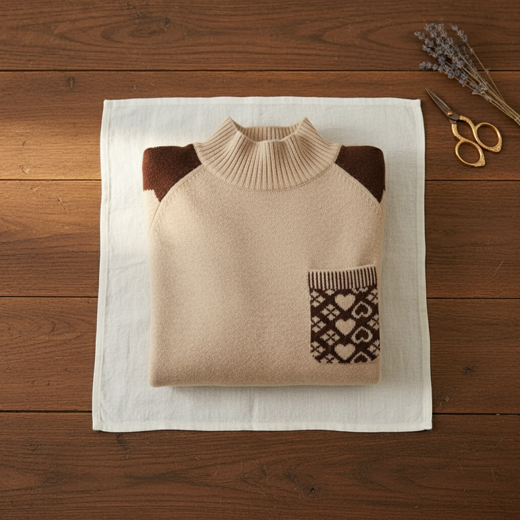 Chynna | Colour-Block Knit Sweater