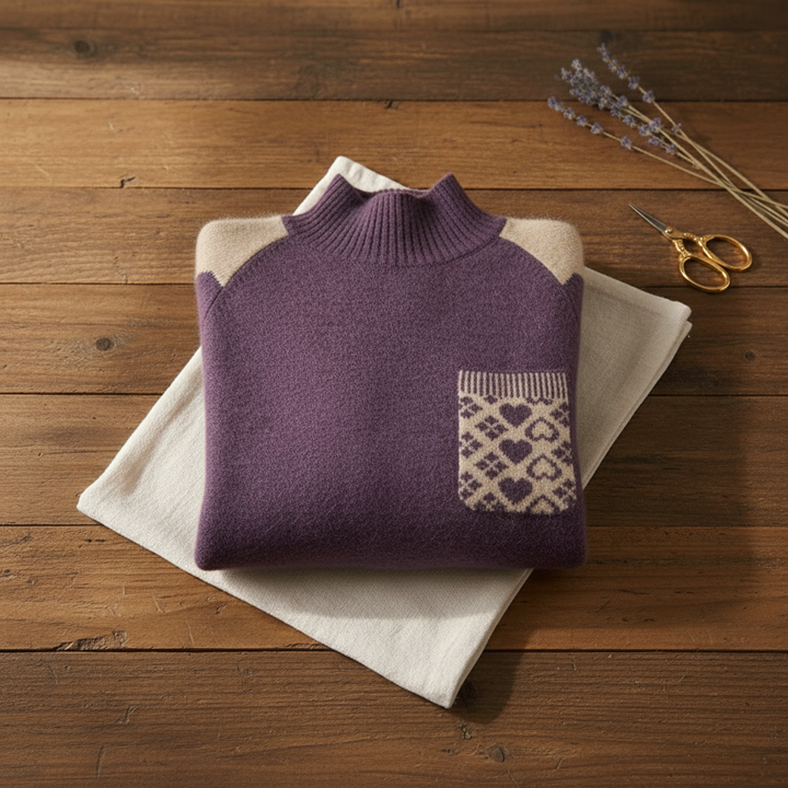 Chynna | Colour-Block Knit Sweater