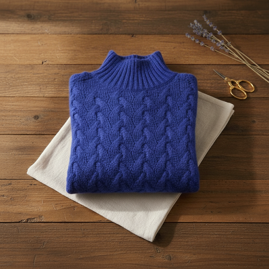 Maureen | Cable Knit Turtleneck Sweater
