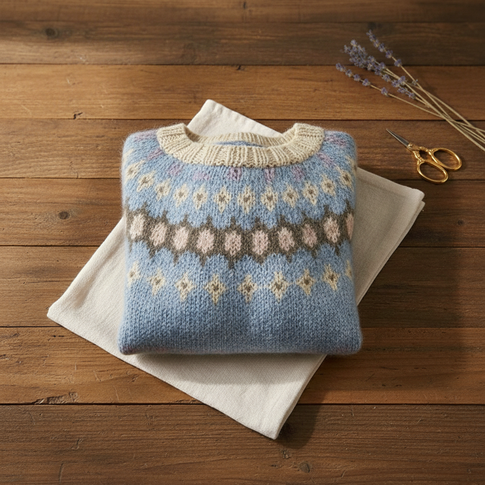 Roberta | Fair Isle Knit Sweater