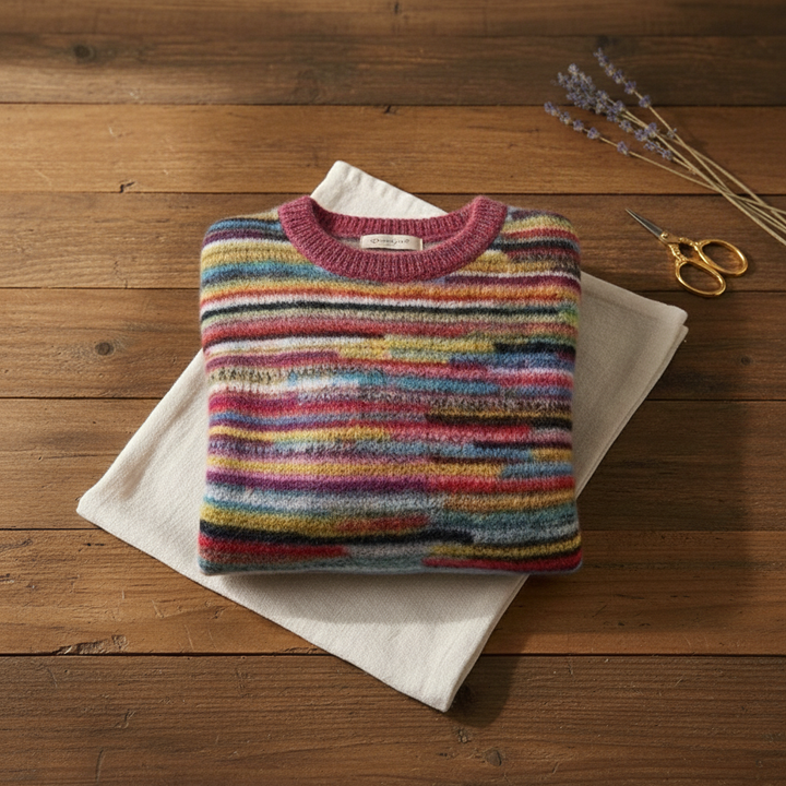 Kayra | Striped Knit Sweater