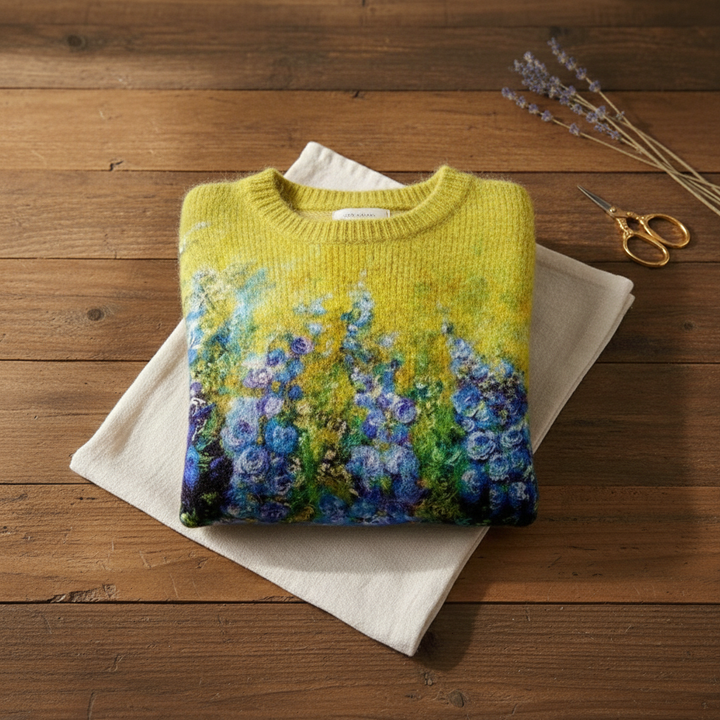 Rae | Floral Print Knit Sweater