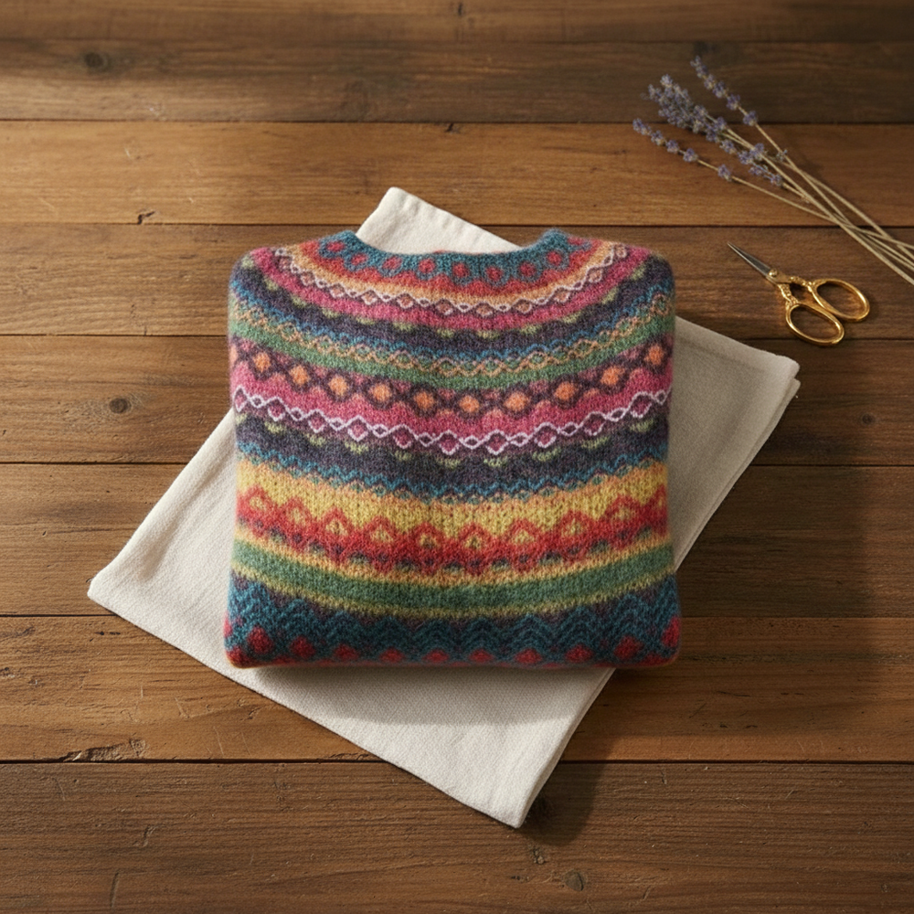 Mitra | Fair Isle Knit Sweater