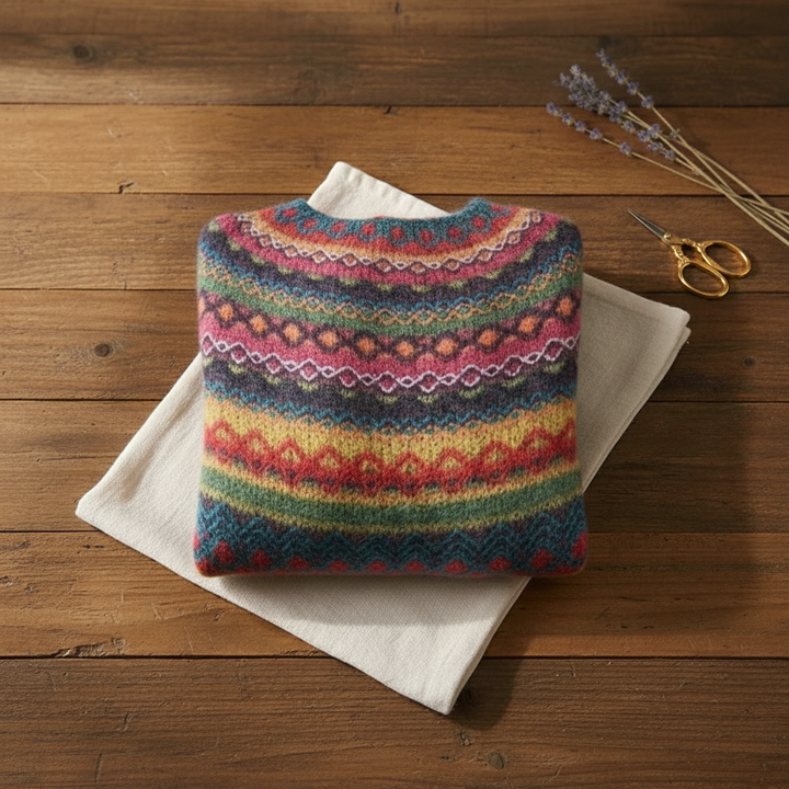 Mitra | Fair Isle Knit Sweater