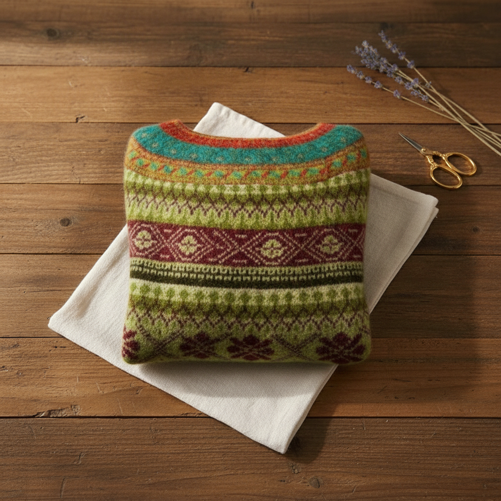 Kassy | Fair Isle Knit Sweater