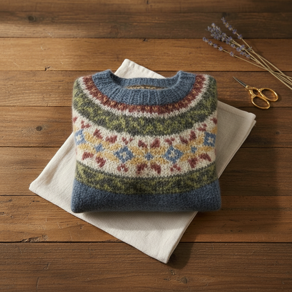 Carah | Fair Isle Knit Sweater
