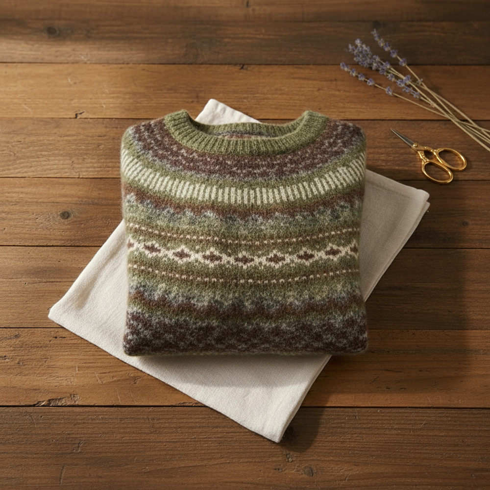Virginia | Fair Isle Knit Sweater