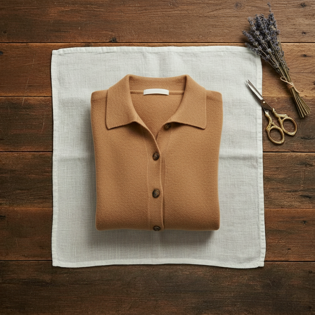 Blanche | Collared Button-Up Knit Cardigan