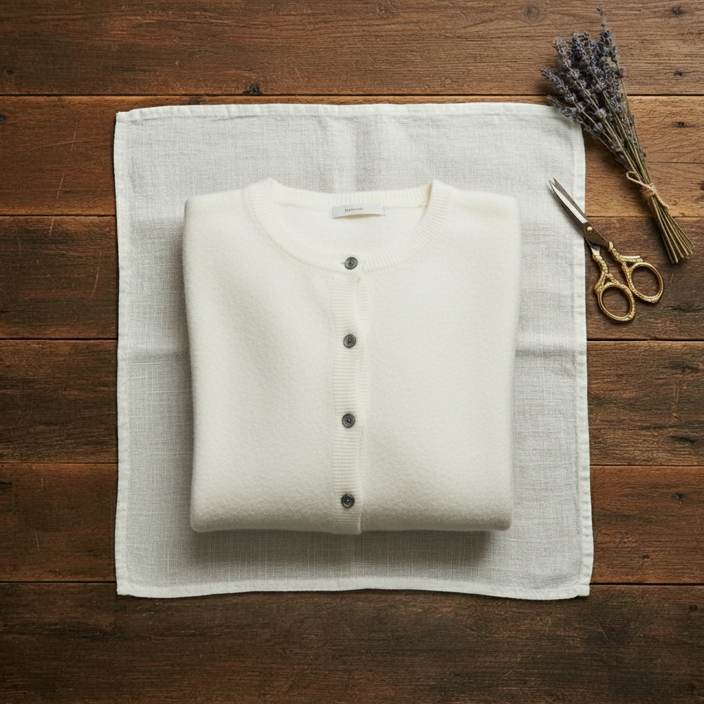 Douae | Crew Neck Button Knit Cardigan