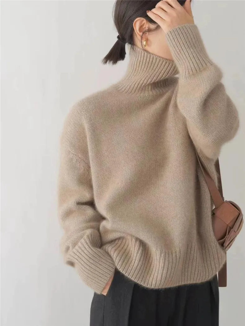 Emerson | Cozy High-Neck Relaxed Sweater