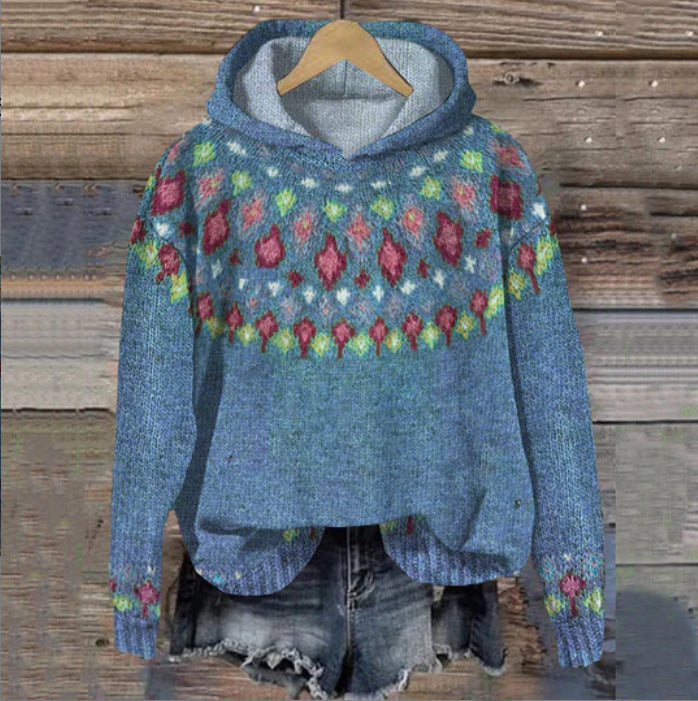 Vera | Ethnic Retro Hoodie