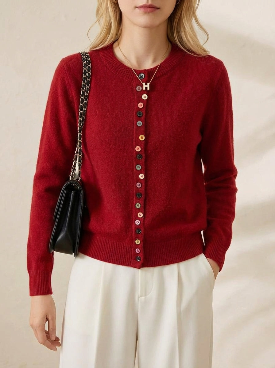 Kaycie | Crew Neck Cardigan