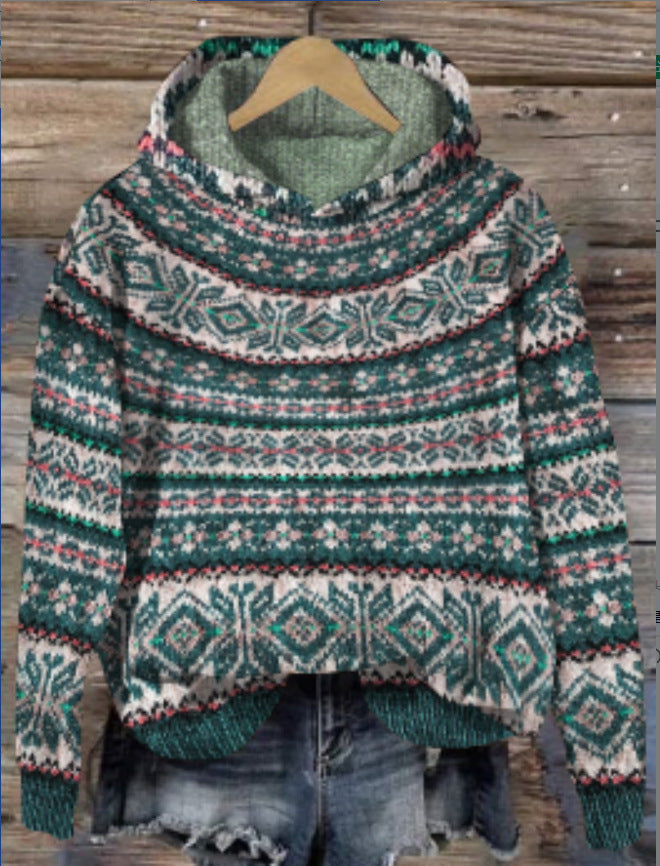 Vera | Ethnic Retro Hoodie