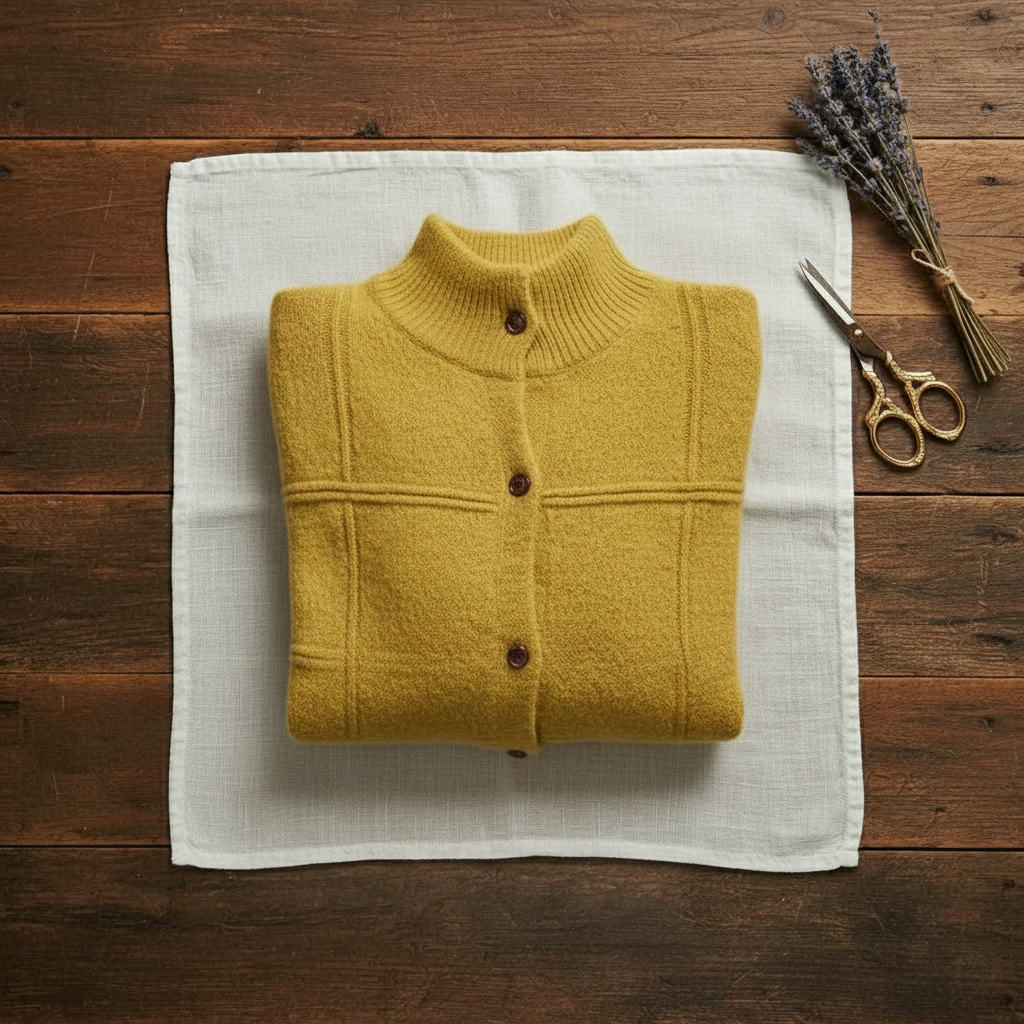 Satya | Mock Neck Button-Up Knit Cardigan