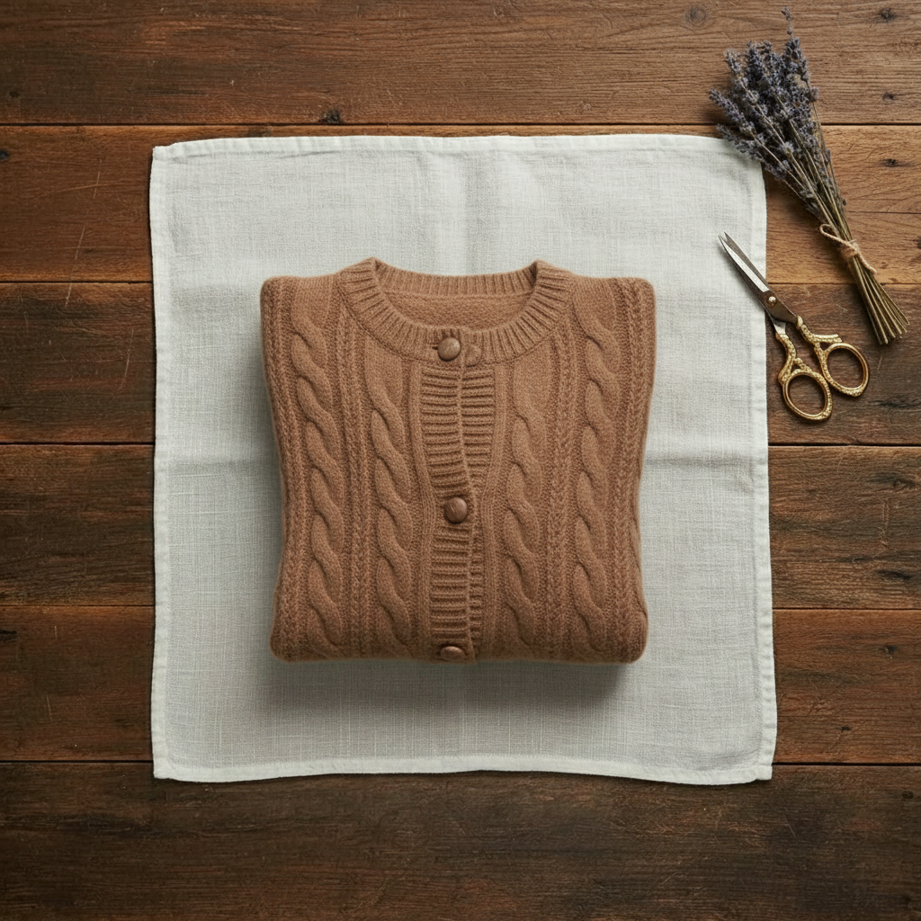 Madelyn | Cable Knit Button-Up Cardigan