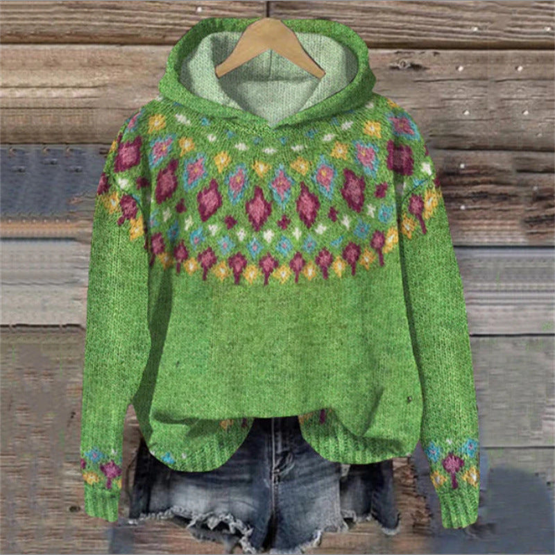 Vera | Ethnic Retro Hoodie