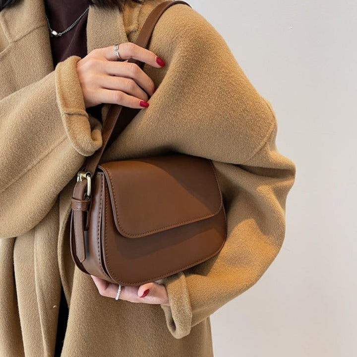 Nimrit | Shoulder Bag In Muted Nude Tone
