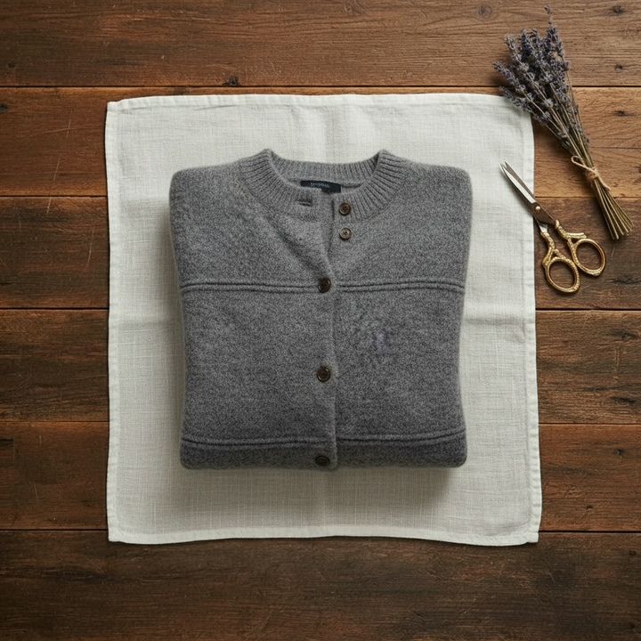 Satya | Mock Neck Button-Up Knit Cardigan