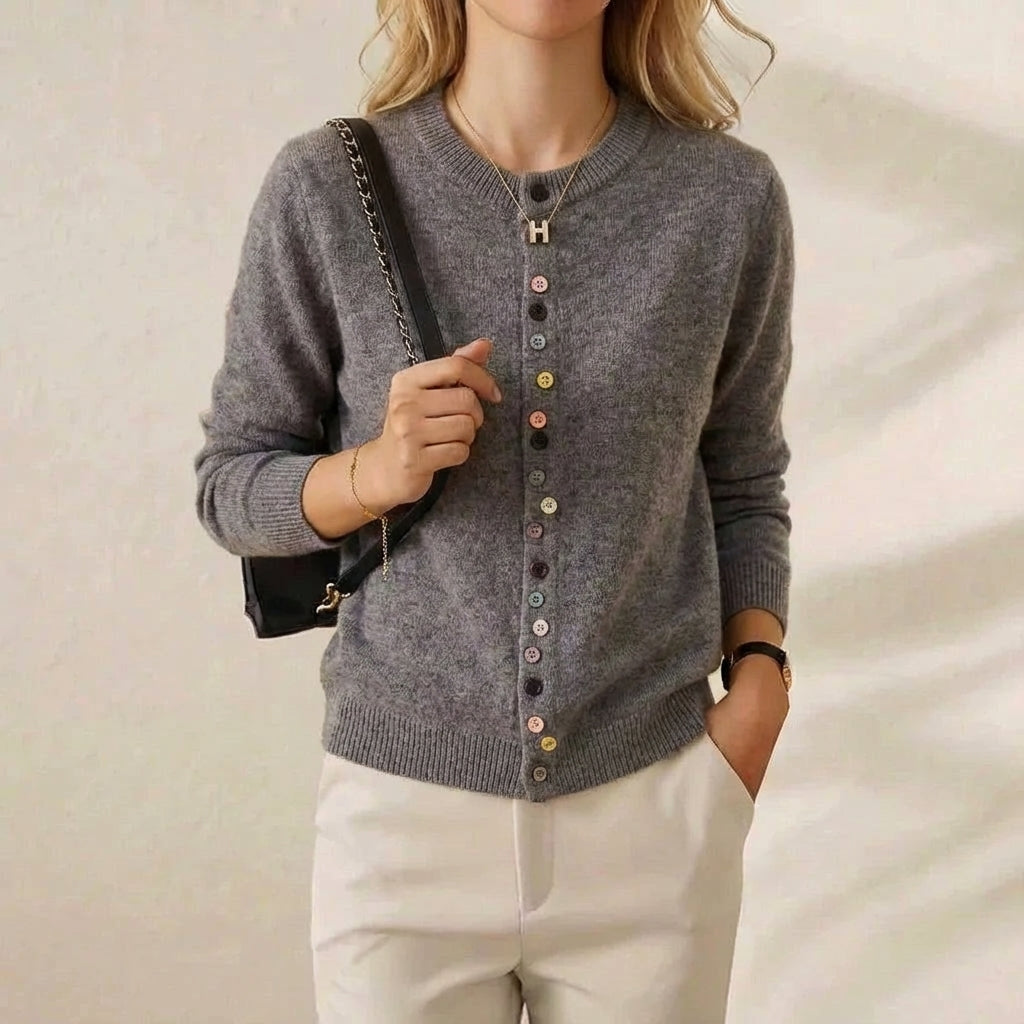 Kaycie | Crew Neck Cardigan