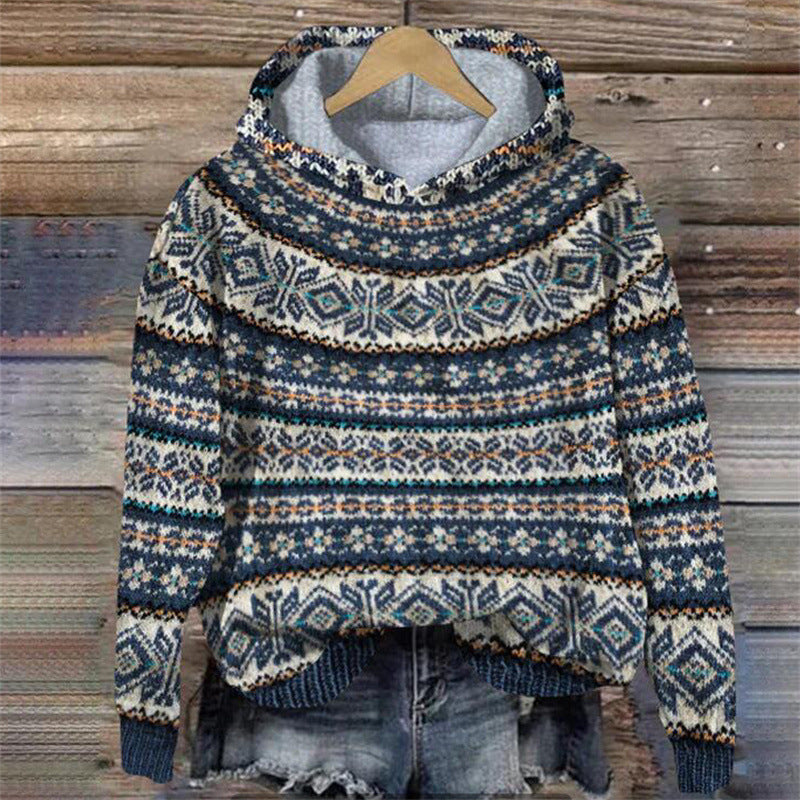 Vera | Ethnic Retro Hoodie