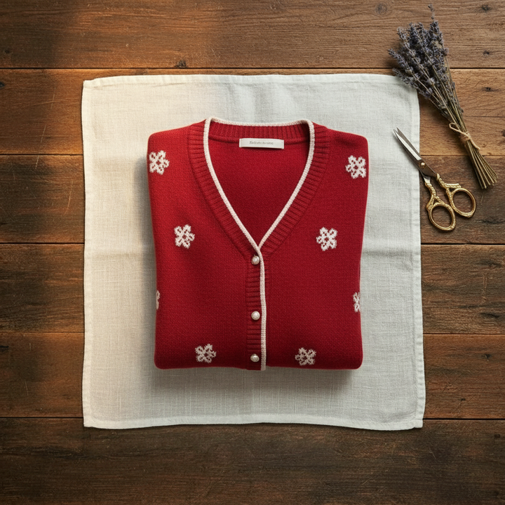 Dolores | Floral Embroidered Knit Cardigan