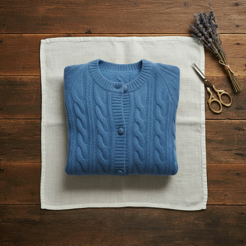 Madelyn | Cable Knit Button-Up Cardigan
