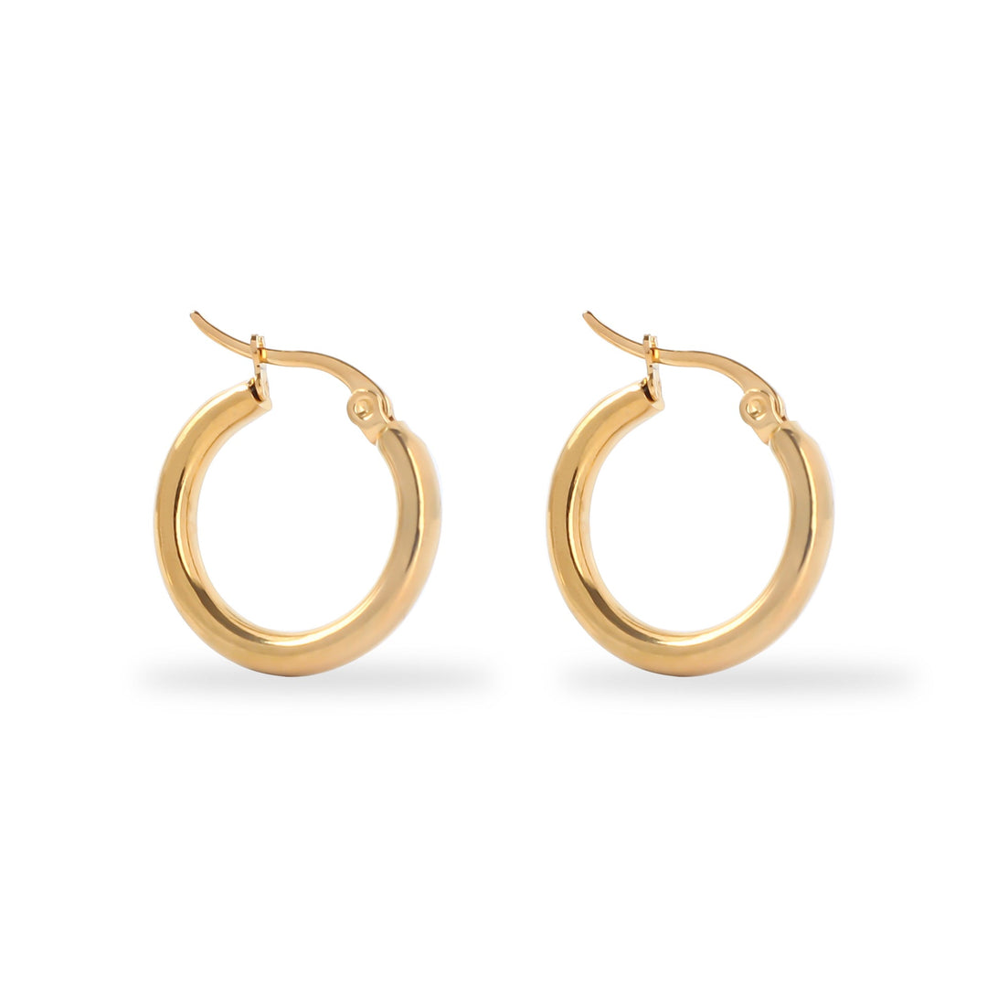 Soliana | Silver Classic Hoop Earrings