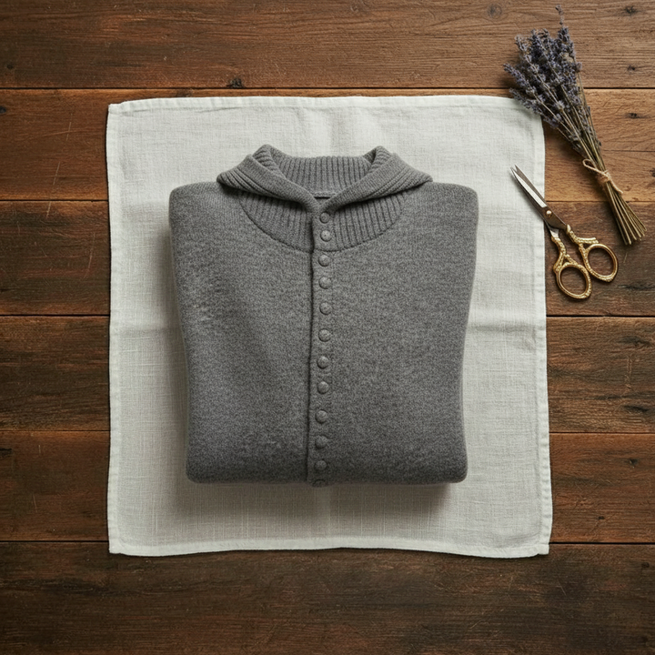 Princess | Hooded Button-Front Knit Cardigan
