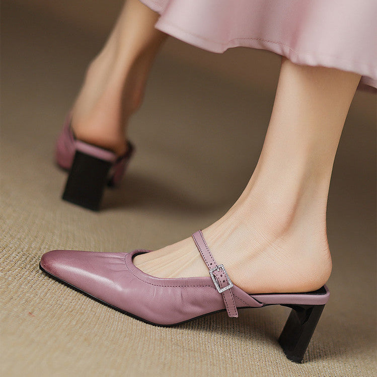Vanya | Ruched Mule