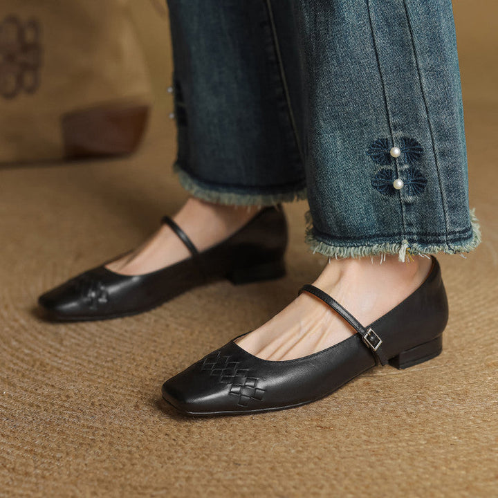 Verity | Square-Toe Flat