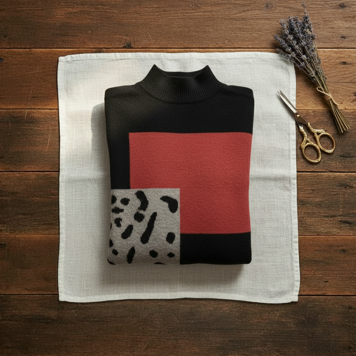 Emily-Anne | Colour-Block Knit Sweater