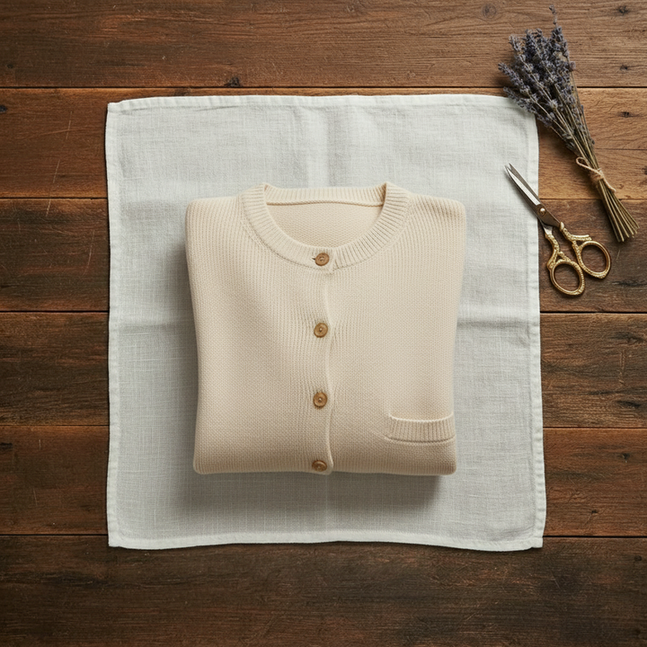 Erica | Button-Up Ribbed Knit Cardigan