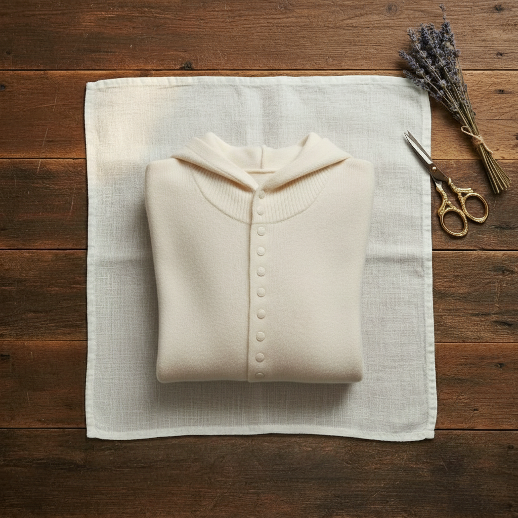 Princess | Hooded Button-Front Knit Cardigan