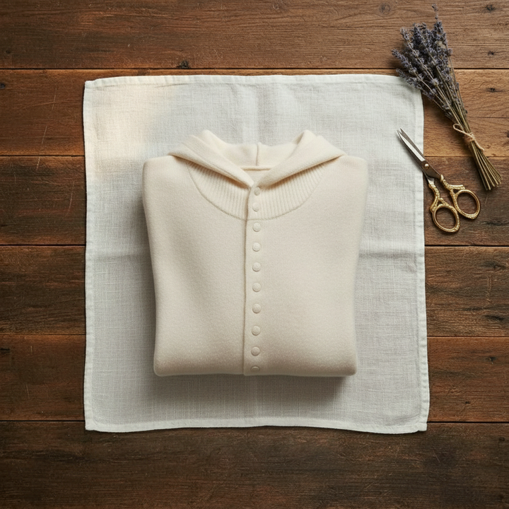 Princess | Hooded Button-Front Knit Cardigan