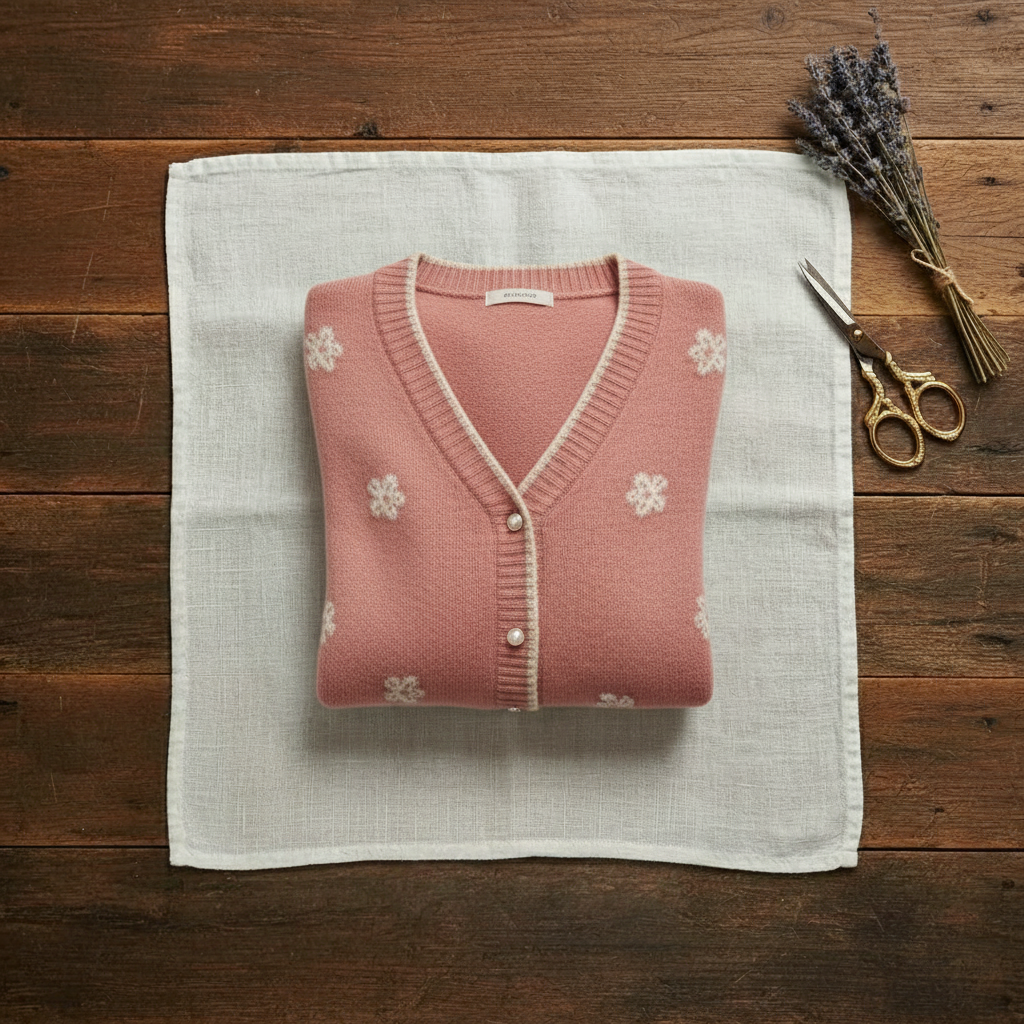 Dolores | Floral Embroidered Knit Cardigan