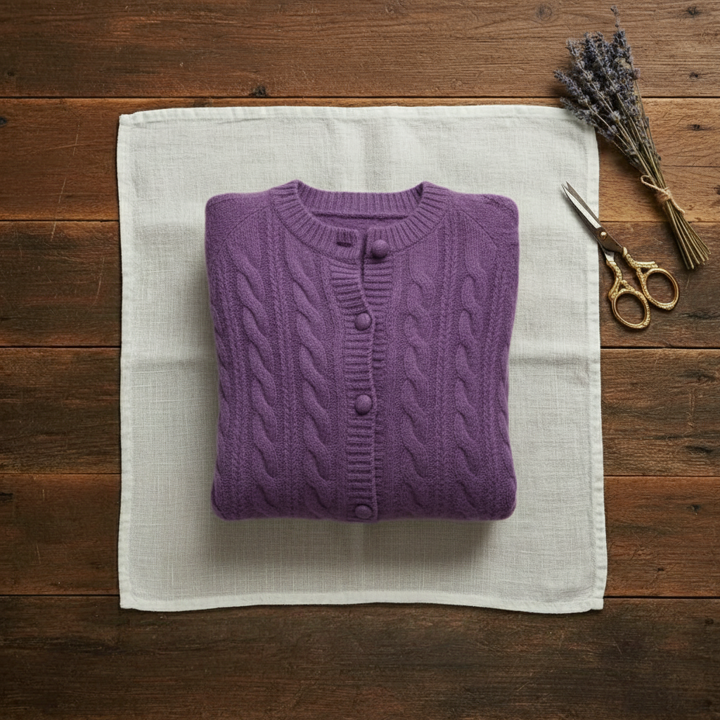 Madelyn | Cable Knit Button-Up Cardigan
