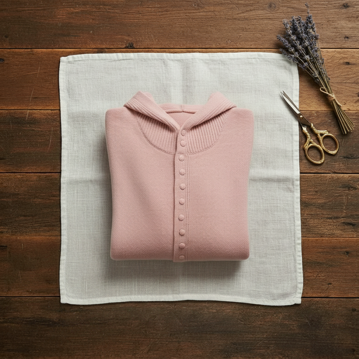 Princess | Hooded Button-Front Knit Cardigan