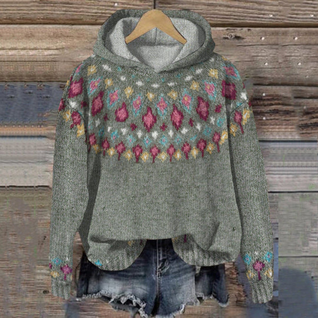 Vera | Ethnic Retro Hoodie