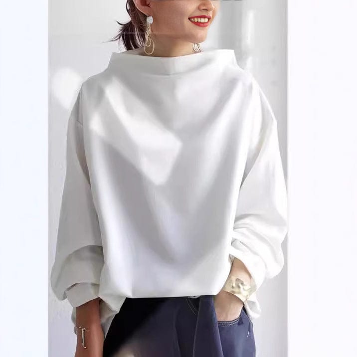 Isabella | Elegant High-Neck Relaxed Sweater