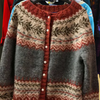Tina | Fair Isle Button-Up Knit Cardigan