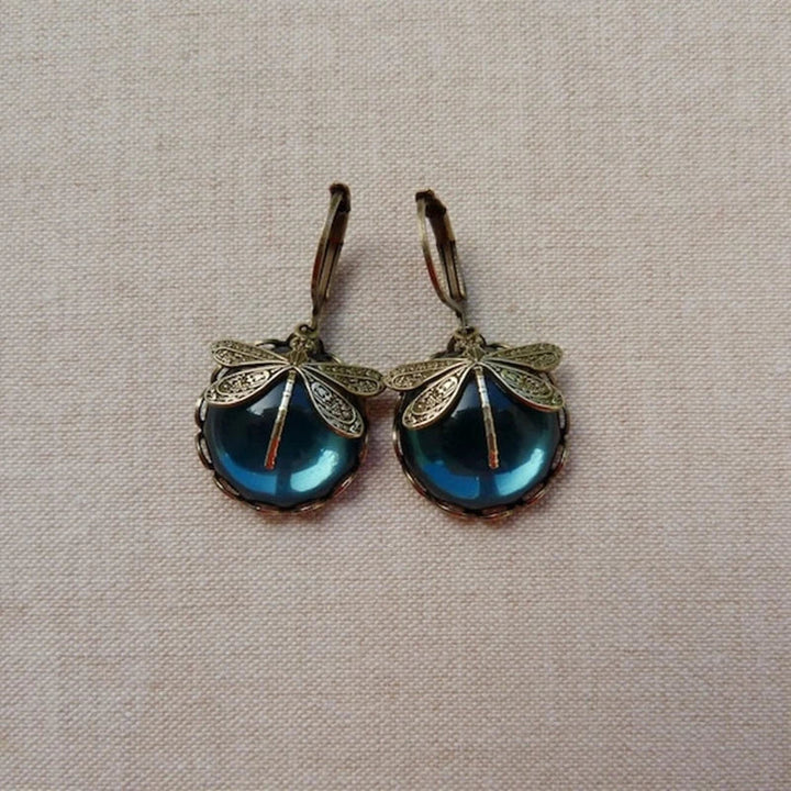 Rea | Vintage Dragonfly Shaped Earrings