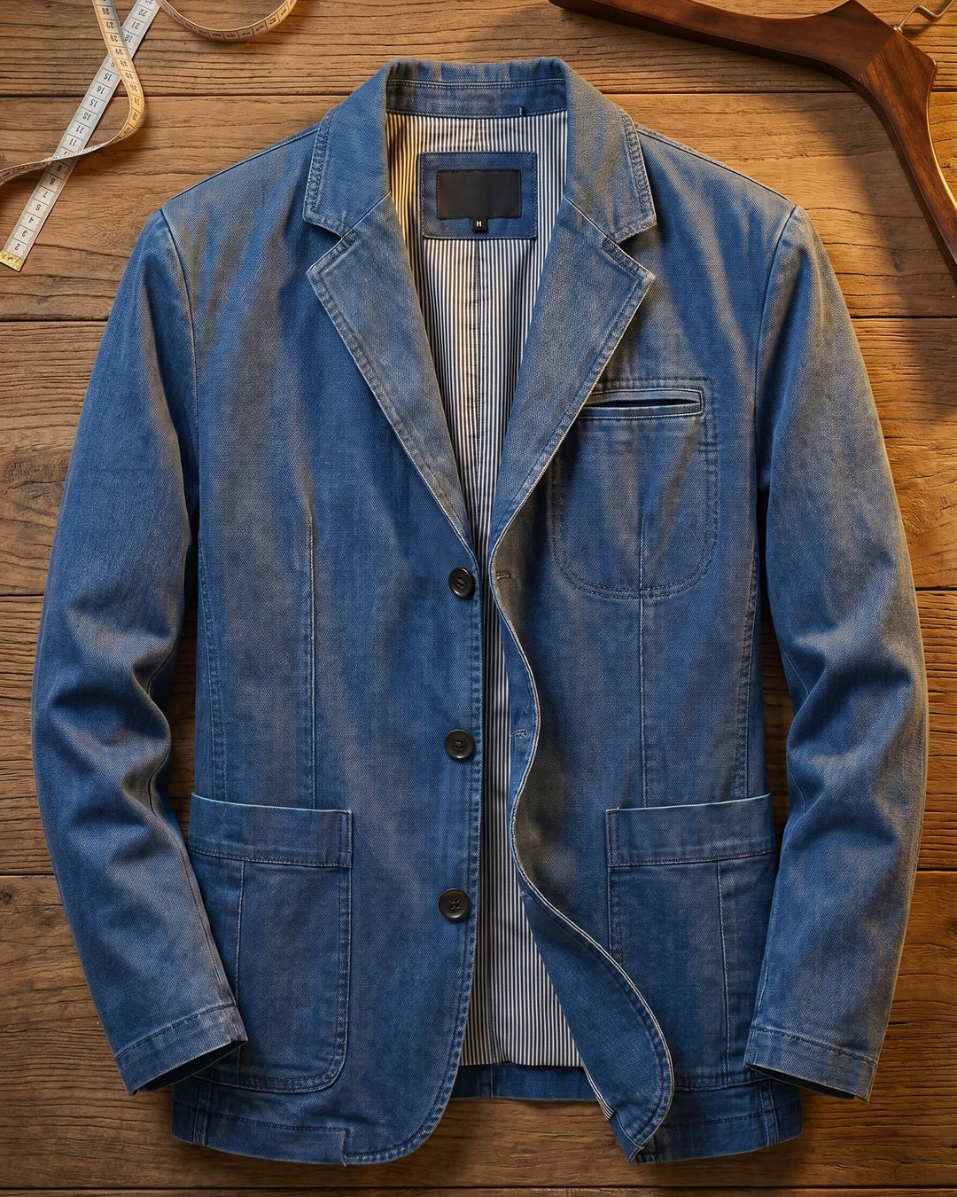 Salvatore Cotton Blazer detail