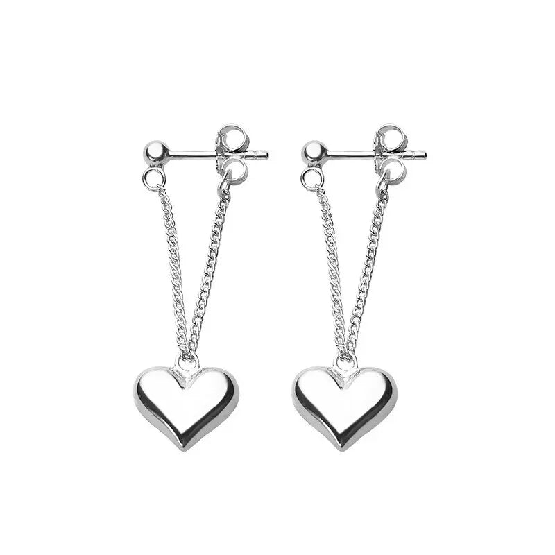 Rhylee | Heart-Shaped Hoop Earrings