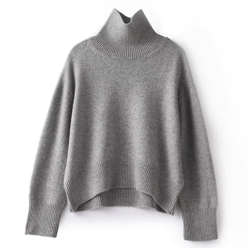 Maisie | Pure Cashmere Turtleneck Sweater