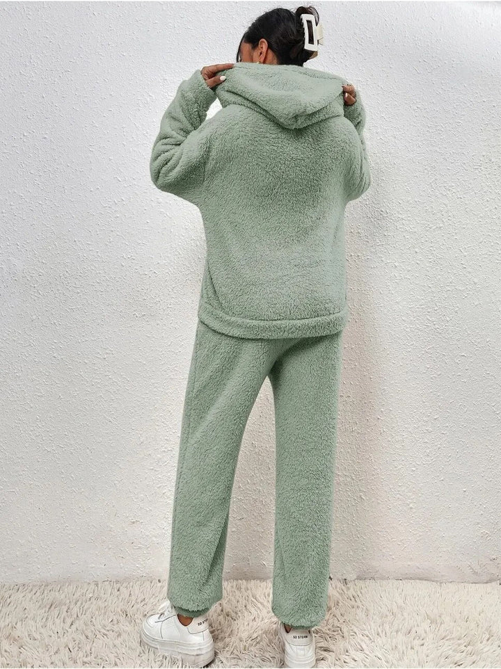 Josee | Hooded Teddy Lounge Set