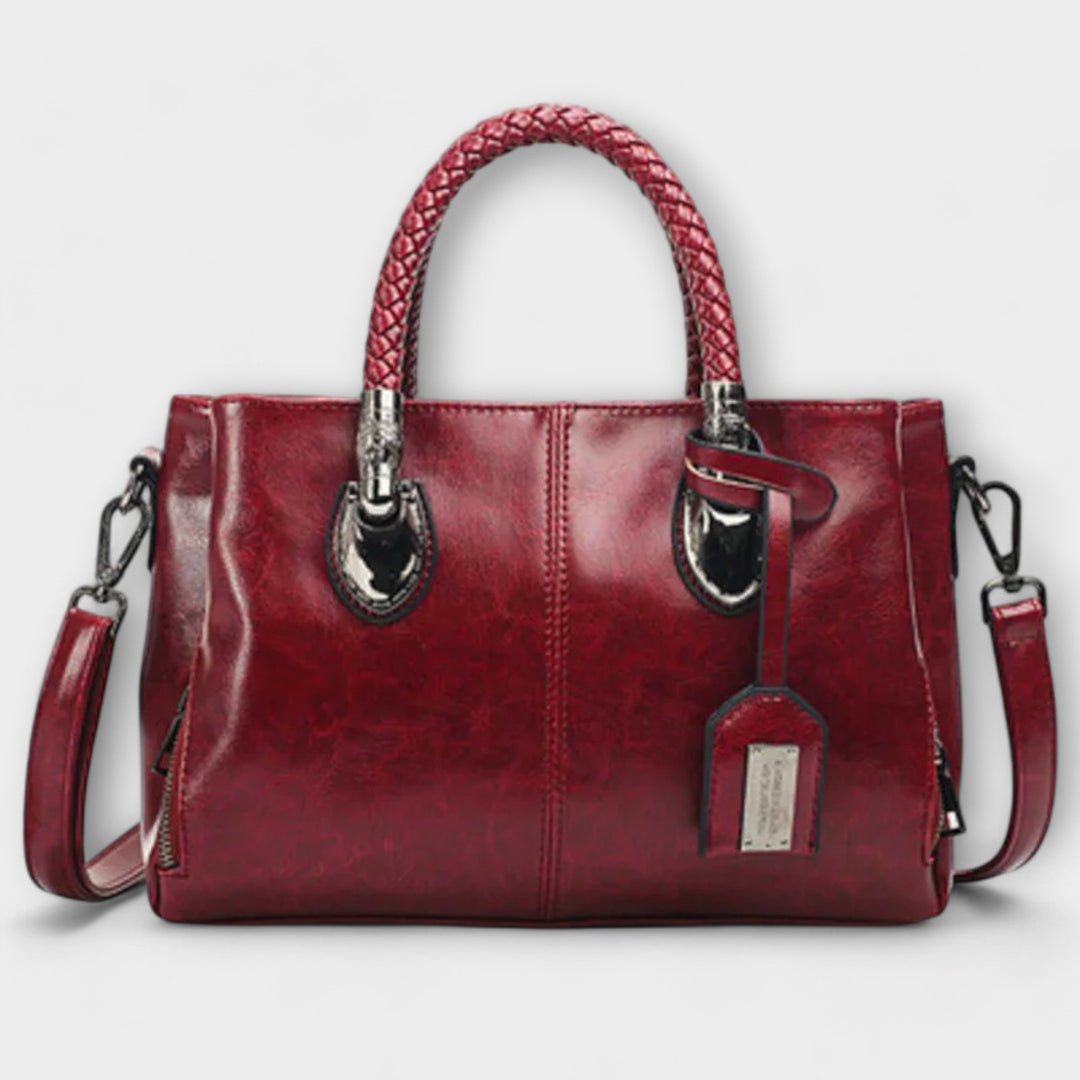 Shahad | Elegant Leather Duffel Bag