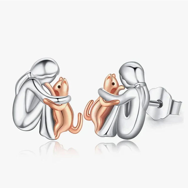 Mya | Cat Icon Earrings