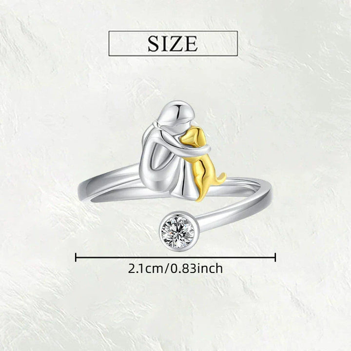 Cayley | Dog Icon Ring
