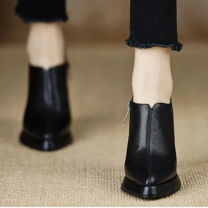 Anita | Leather Heels