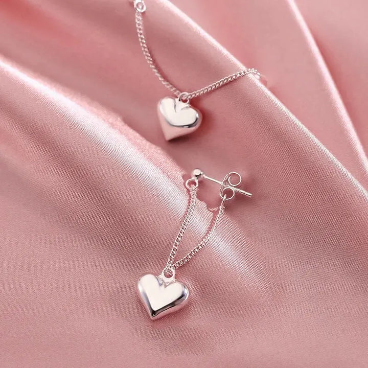 Rhylee | Heart-Shaped Hoop Earrings